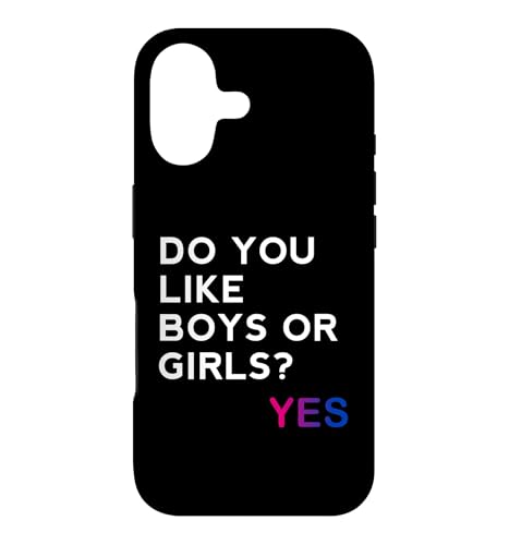 Do You Like Boys or Girls Yes Bisexual Gay Pride Month LGBT �X�}�z�P�[�X iPhone 17 �p