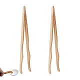 Pinze per griglia in legno di alta qualità: le nostre pinze per griglia da 30 cm presentano una texture naturale e una finitura di alta qualità. Perfette per qualsiasi set di utensili da barbecue.