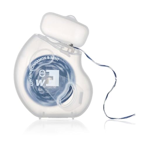 edel+white Gentle Gum Care Soft Woven Dental Floss, Minty Cinnamon Flavored Dental Floss | Woven Cushioned Comfort Floss for Sensitive Gums | Expanding & Cushioned Flossing - 38.3ft Total Length