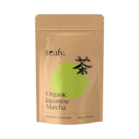 Teafy Organic Ceremonial Grade Matcha Japanese Origin for cooking, baking, smoothies, lattes, 1.76oz/50g Cover