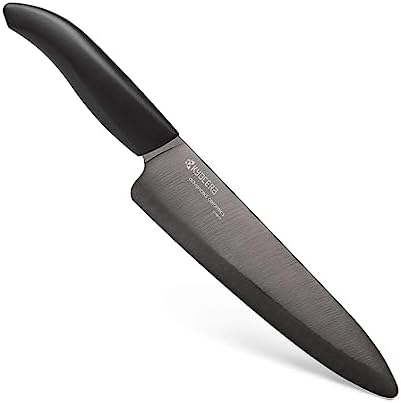 Kyocera Revolution Kitchen Knife, 7-inch Professional, Black