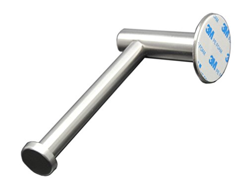 Self Adhesive Toilet Paper Holder, Wilifdom Bathroom Lavatory Toilet Stainless Steel Tissue Paper Roll Towel Holder -Sus 304 Brushed Stainless Steel Dispenser Wall Mount #TOP1