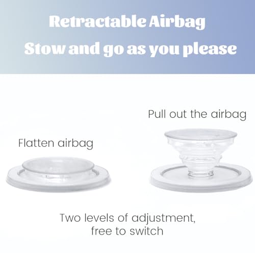 JEYORZY Runder Telefongriff kompatibel mit MagSafe, Adapterring im Lieferumfang enthalten, Telefonhalter, kabelloses Laden kompatibel