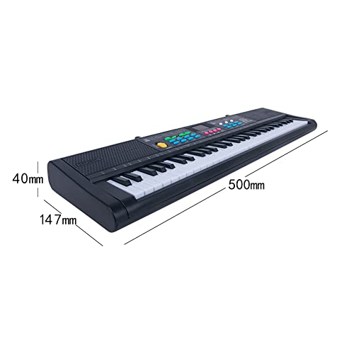 lifcasual 61 teclas de música digital teclado eletrônico infantil piano elétrico multifuncional para