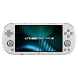 Trimui Smart Pro-S 4.96″ Retro Handheld Game Console, Allwinner A523 Octa-Core 2.0GHz, Mali-G57, Active Cooling, L3/R3, Linux, 8GB + microSD (White-No Card)