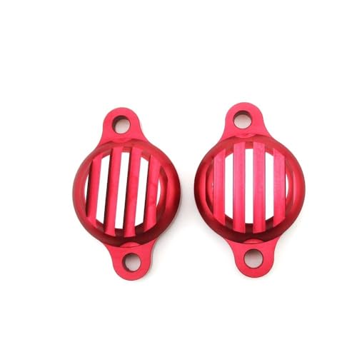 Cubiertas de taqué de aluminio CNC for moto de cross de 125cc y 140cc(Red)