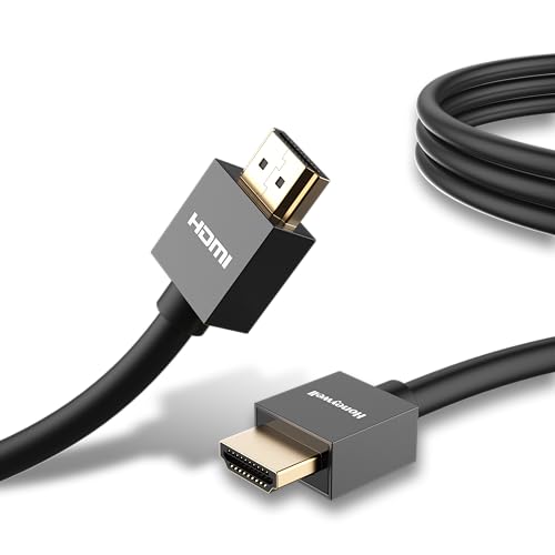 Image of Honeywell HDMI Cable v2.0 with Ethernet, 3D /4K@60Hz Ultra HD Resolution, 1 Mtr, 18 GBPS Transmission Speed, High-Speed, Compatible with all HDMI Devices Laptop Desktop TV Set-top Box Gaming Console