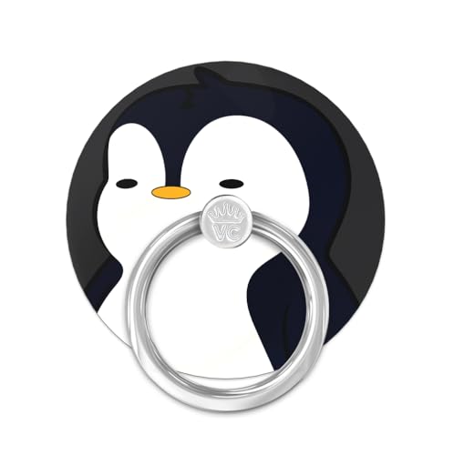 Velvet Caviar x Pudgy Penguins Cell Phone Ring Holder Grip & Stand for Back of Phone - Black Penguin #6873
