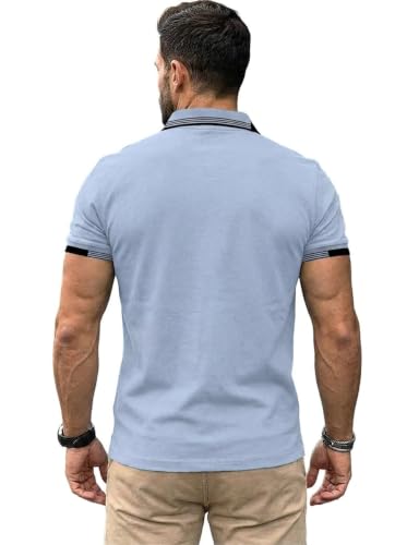 Image of Lymio Polo T Shirt for Men || T Shirt for Man || Collar T Shirt Style Men (Packs Also Available) (Polo-40-43)