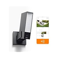 Netatmo Telecamera WIFI Esterna Intelligente con Sirena da 105 dB, Luce Integrata 12W, Video HD...