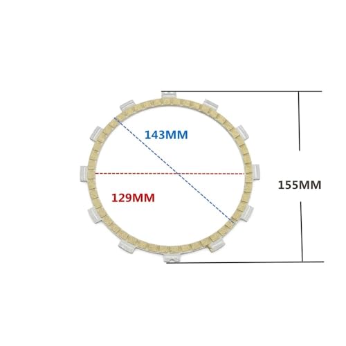 Disques d'embrayage à friction garnisons acier moto RS660 Tuono 2005-2010