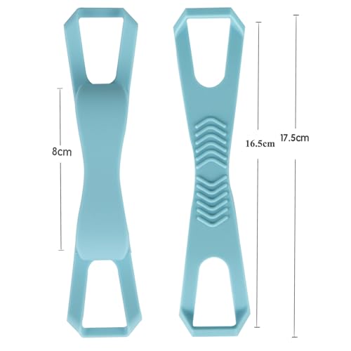 ZhaoCo Universal Anti-Rutsch Silikon Handschlaufe Fingergriff Halterung für 6“ / 6.8’’ / 7’’ Kindle eReader/Kobo/Sony Ebook (Schwarz