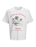 JACK & JONES Jorvintage Tropical Surf Ss Tee Tg Jnr
