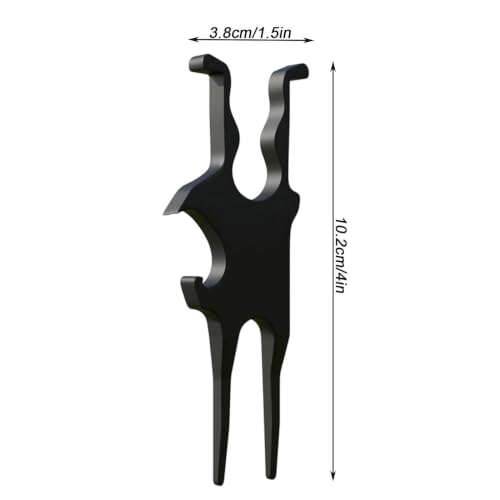 Clip magnético de golf y divot tool multifuncional para colgar en carrito 7