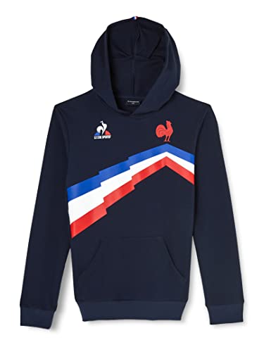 Le Coq Sportif Garçon Ffr Fanwear Hoody N°1 Enfant Dress Blues Tricot, Bleu, 12 ans EU