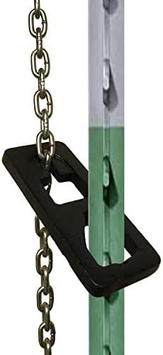 T Post Puller Plate - Cast Iron Heavy-Duty Steel - Farm & Garden Equipment for Quick Removal of T Posts,Use Different Gauges of Chain