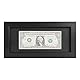 Shadow Box Bilderrahmen, Holz, Dollar-Scheinrahmen, schwarzer Dollar-Bilderrahmen mit Matte, oder 10,2 x 22,9 cm großer Business-Lizenzrahmen (ohne Matte, Echtglas, Staffelei-Ständer/Wandhalterung –