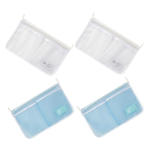 SHINEOFI 4 Piezas Organizador de Puerta de Refrigerador para Almacenamiento Cocina Compartimentos Duales para Evitar Contaminación Duradero para Frigorífico y Otros