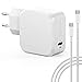 SUNYDEAL Cargador USB C, 65W USB C Cargador con GaN Tech Adaptador de Corriente para Lenovo HP ASUS Acer DELL Xiaomi Huawei Mac Book Air/Pro y Otro Dispositivo electrónico Tipo C incl.2M Cable eMarker
