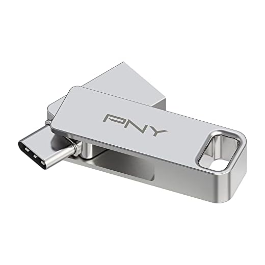 PNY Pen drive duplo 256 GB Duo Link USB 3.2 Tipo-C – 200 MB/s