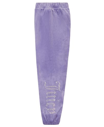 Image of Juicy Couture Girls' Pull-On Plush Velour Jogger, Ribbed Waist & Cuffs
