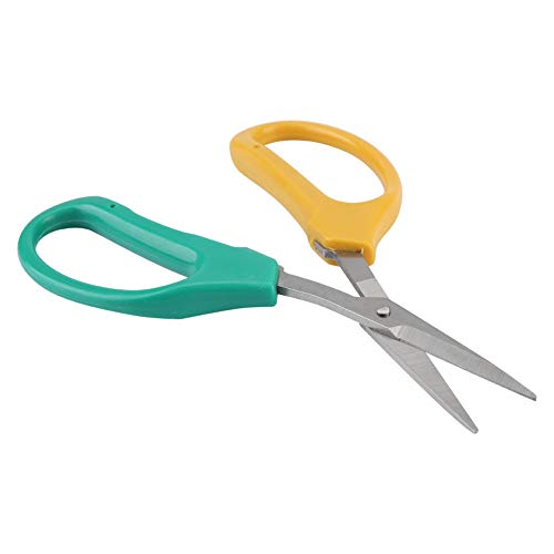 Cizallas de Poda de Acero Inoxidable de Akozon: Tijeras de Jardín con Cuchillas Curvas para Recortar, Cortar y Dar Forma a las Plantas - Agarre Ergonómico para Uso Cómodo