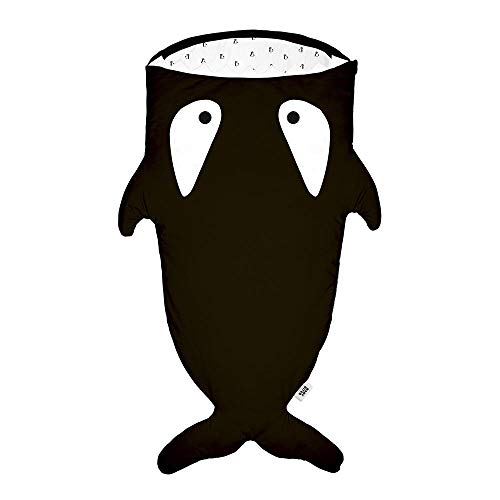 Baby Bites ORIGINAL - Saco kids NEGRO, estampado PINGÜINOS - Modelo INVIERNO