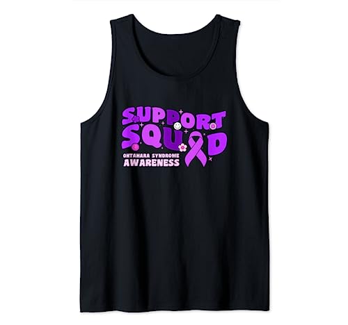 Escuadrón de Apoyo Concientización sobre el Síndrome de Ohtahara Cinta Púrpura Esperanza Camiseta sin Mangas