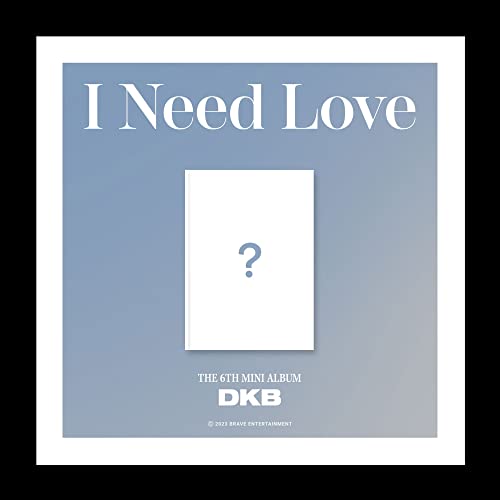 DKB I Need Love 6th Mini Album Contetns+POB+Card+Tracking Sealed (Standard Version)