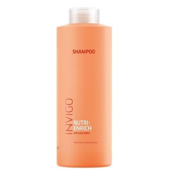 W.E.L.l.A Nutri Enrich Shampoo for Damaged Hair Nourishing, Hydrating Hair Cleanser for Dry Hair 1000 ml