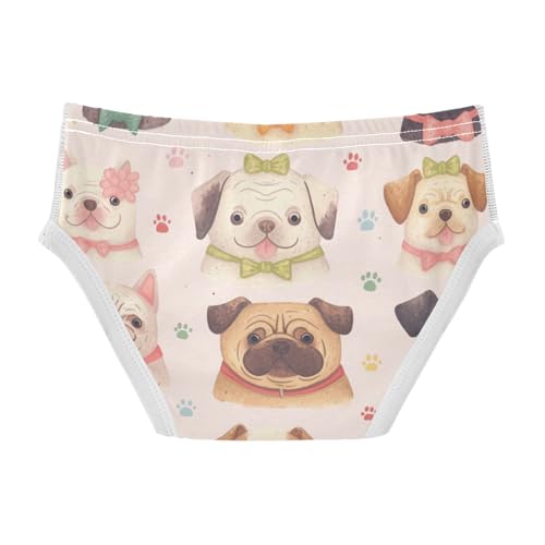 KLL Cute Dog Puppy Set Little Boys Comfort Briefs Underwear Breathable Children Panties2