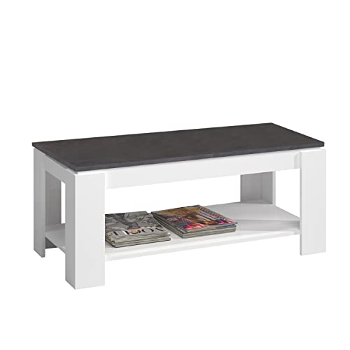 Mesa-Centro-con-revistero-Mesa-elevable-mesita-Mueble-Salon-Comedor-Acabado-en-Blanco-Artik-y-Oxido-Medidas-102-cm-Largo-x-4354-cm-Alto-x-50-cm-Fondo