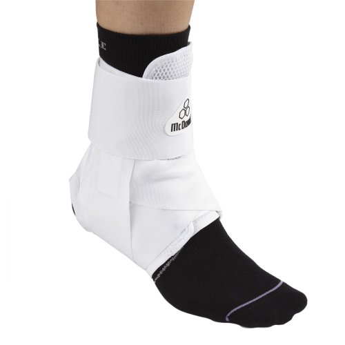 Chevillère à lacets McDavid strap blanc évite les entorses à l'effort