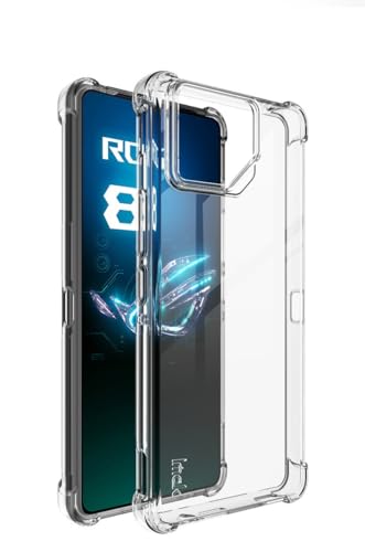ROG Phone 8 �����w�ʃP�[�X �N���A �l���G�A�o�b�O�ی� ���� �}�b�g���\�t�g �Ռ��z�� ���^ �y�� ROG Phone 8 Pro�p�J�o�[ ROG8-IA-40130 (�N���A)