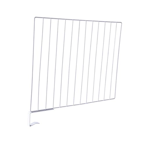 Garneck Divisor para Estantes de Hierro Organizador Vertical para Armarios y Estanterías de Alambre Separador Multiusos para Ordenar Ropa y Hogar y Oficina