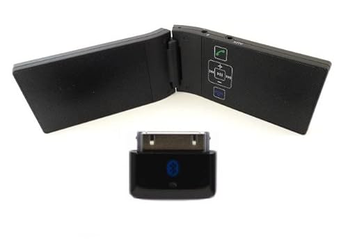 KOKKIA i10s_plus_M10: i10s Luxurious Black Tiny Bluetooth Stereo Transmitter compatible with Apple iPods,iPhone,iPad PLUS M10 Pocket Bluetooth Stereo Speaker