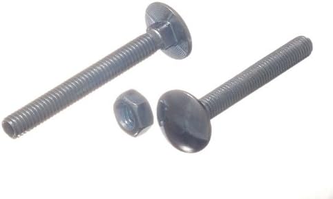 10 x Coach/Carriage Cup Square Bolts M10 X 240MM with NUT BZP Steel