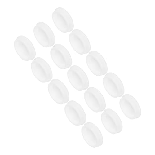 Image of MECCANIXITY 15Pcs T-Shaped Silicone Plugs 61.3mm 2-1 /2 Inch Dia Snap in Plug Hole Seal Cover Round Rubber Stopper for Kitchen Rubber Bulkheads Waterproof Sealing Plugs White