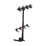Yakima Versatile HangTight 4 Vertical Hanging Hitch Steel Bike Rack for 2 Inch Hitch Receivers with Fully Padded Cradles and Tilting Design, Black