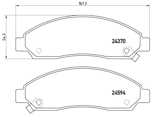 Brembo P 34 005 - Pastiglia Freno - Anteriore - 3