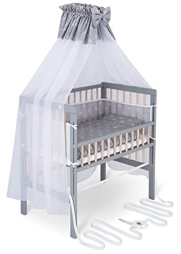 FabiMax Baby Beistellbett für Boxspringbett, TÜV geprüft 2022, inkl....