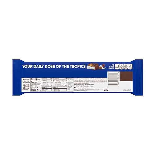 ALMOND JOY Coconut and Almond Chocolate Snack Size, Candy Bars, 0.6 oz (8 Count)