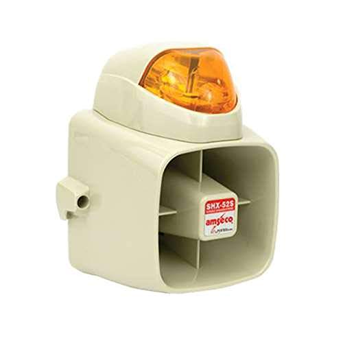 Potter SHX-52SC Speaker W/ Clear Strobe Unit Self-Contained Indoor/Outdoor