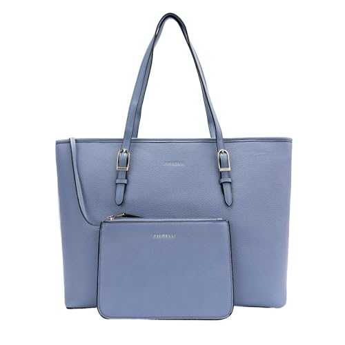 Cabas Etta Buckle Tote Fiorelli pour femme, grand sac à main noir élégant avec boucle chic
