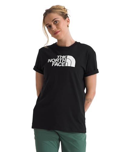 THE NORTH FACE Women's Evolution Short Sleeve Half Dome Tee | Everyday Cotton Shirt with a Logo Graphic