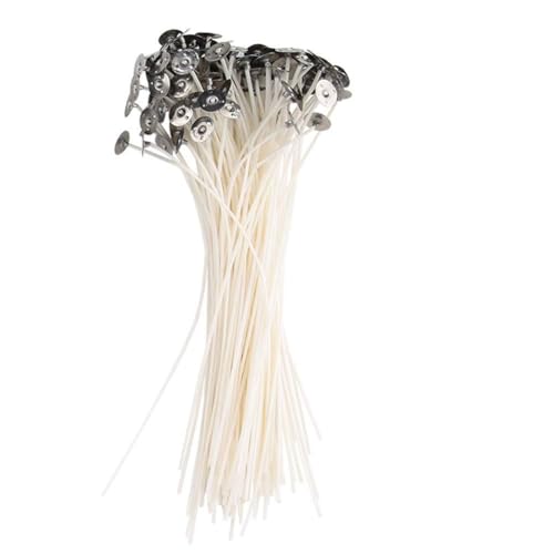 100 piezas de mechas para velas de algodón natural 20 cm