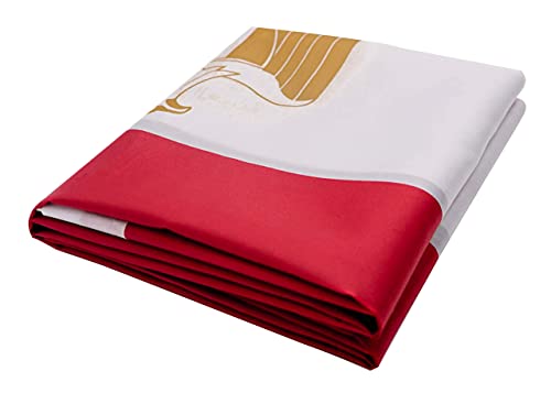 DANF Egypt Flag 3x5 Foot Polyester Egyptian National Flags Polyester with Brass Grommets 3 X 5 Ft