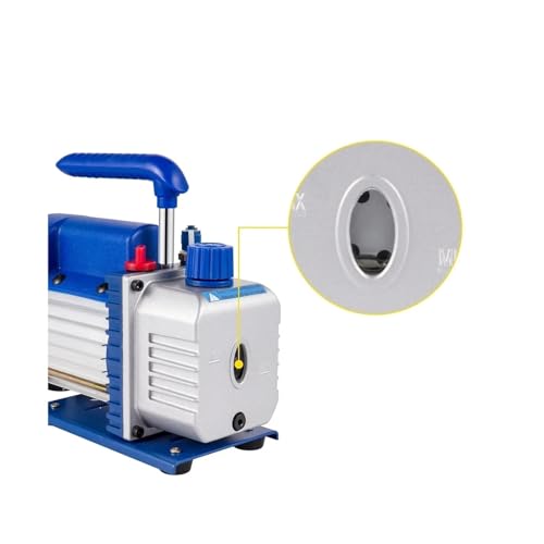 Bomba de Vacío con Manómetros para Refrigerante AC 1.8CFM, Mantenimiento Automotriz miniatura 2