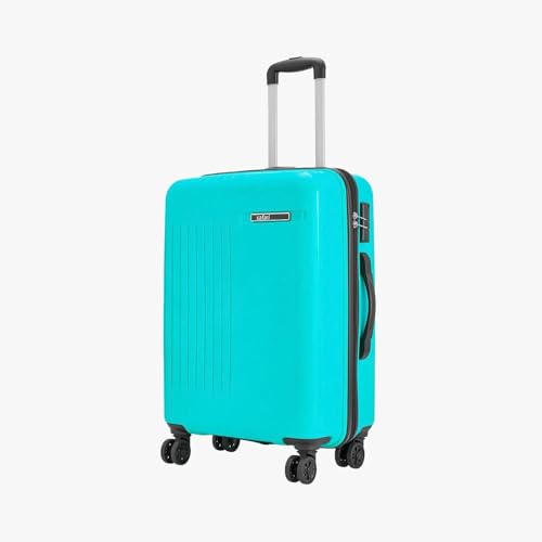 Image of Safari Lancer 8 Wheels, 5 Years Warranty Polypropylene Trolley Spinner Luggage Set of 3, 55cm, 66cm & 75cm, Small, Medium, Large, Blue, Fixed Combination Lock, 360 Wheeling System