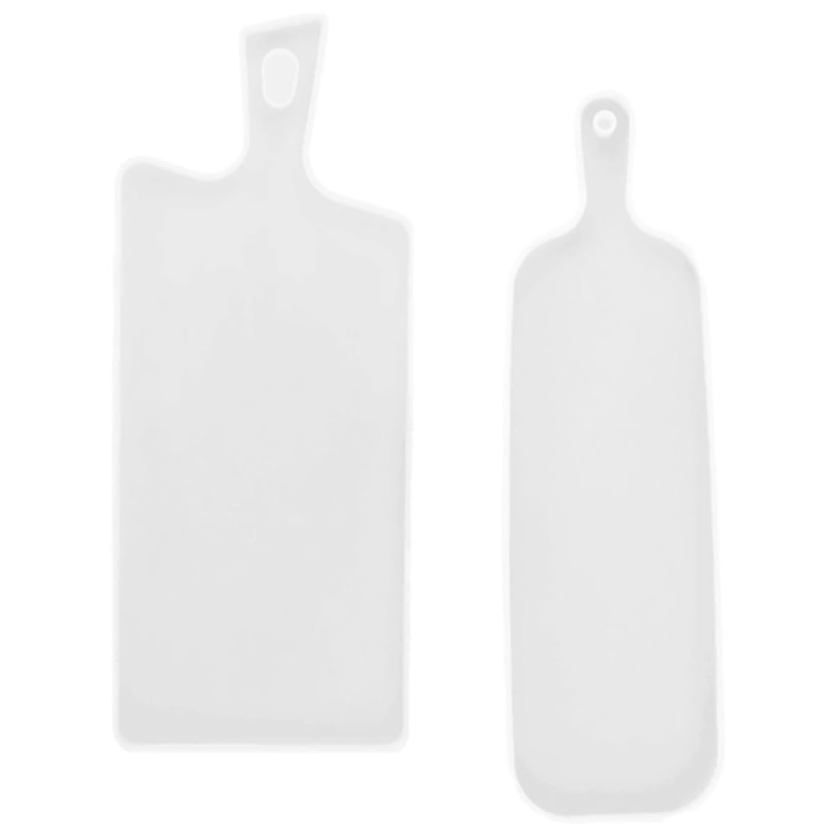 4 Sätze Basteltablett Silikonformen Diy Schmucktablett-form Silikon Für Schmucktablett Obst-serviertablett- Für Serviertabletts Würfel Silikon Gießen 2 Stück * 4